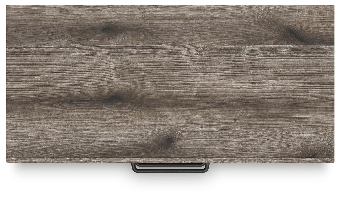 Graystorm King Panel Bed, Dresser, Mirror, Chest and Nightstand
