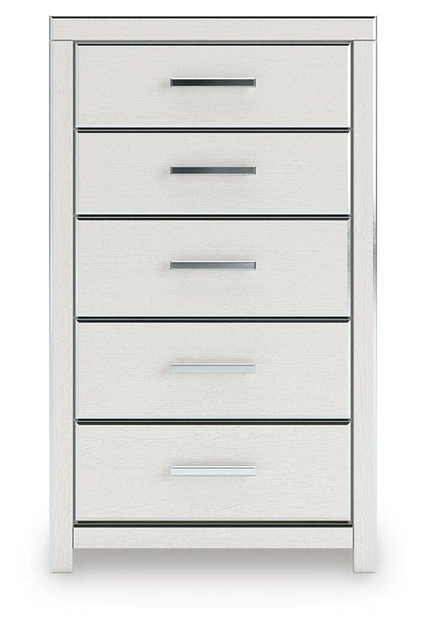 Zuraleus King Upholstered Bed, Dresser, Mirror, Chest and Nightstand