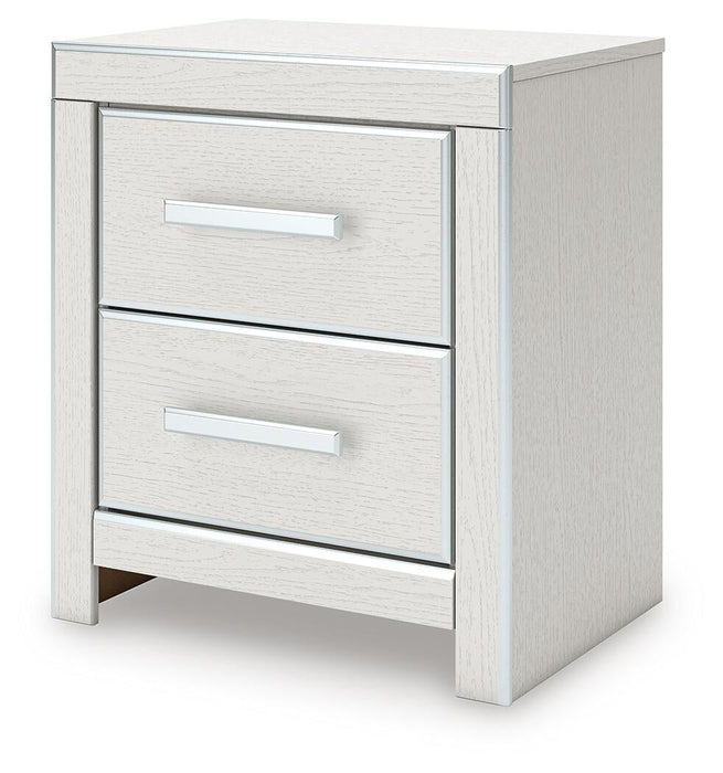 Zuraleus King Upholstered Panel Bed, Dresser, Mirror and Nightstand