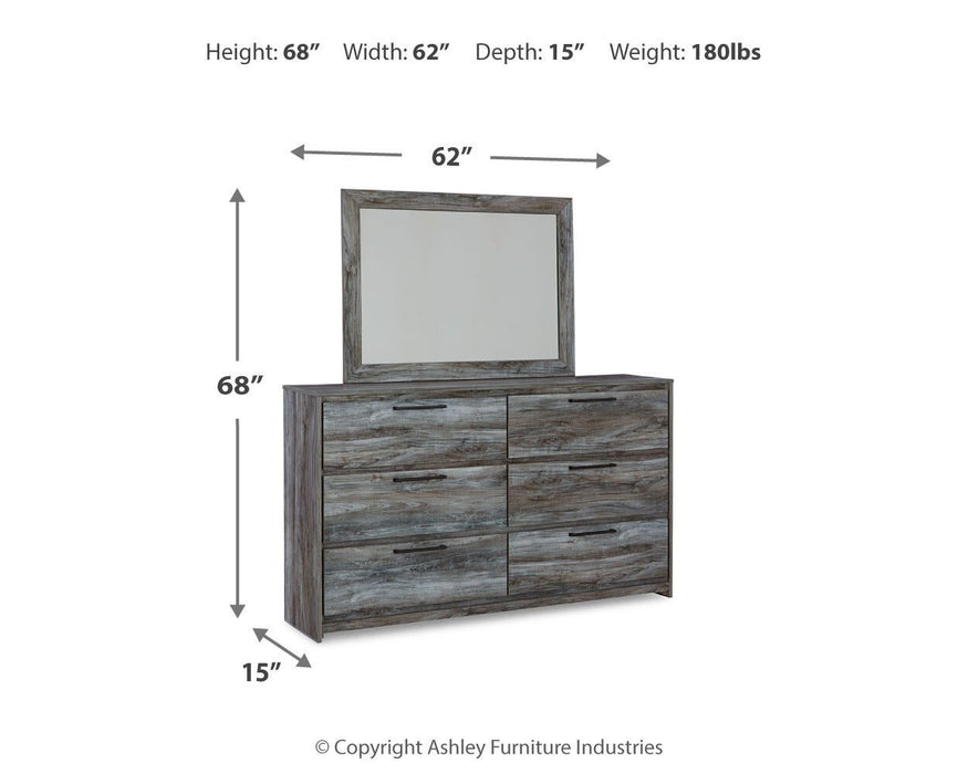 Baystorm Dresser and Mirror
