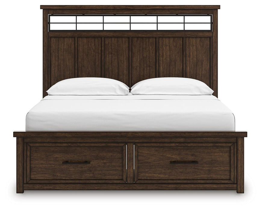 Taffenbrook California King Panel Storage Bed