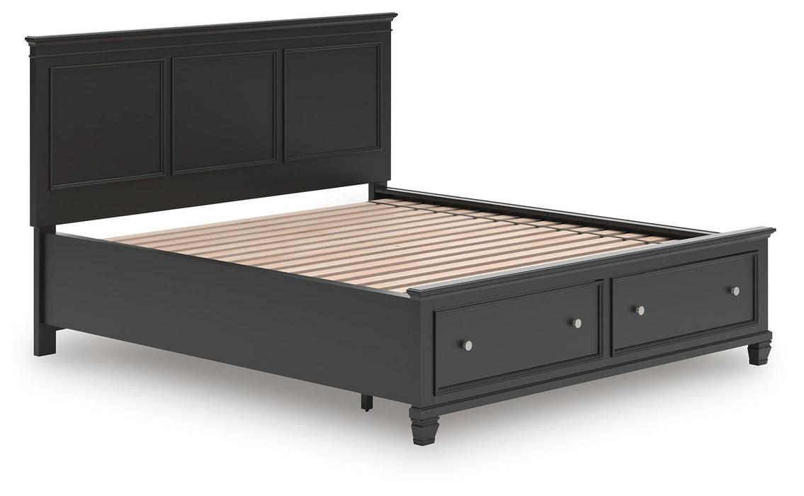 Lanolee California King Panel Storage Bed