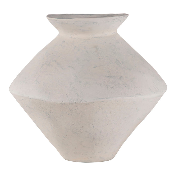 Raja - Medium Decorative Vessel - White