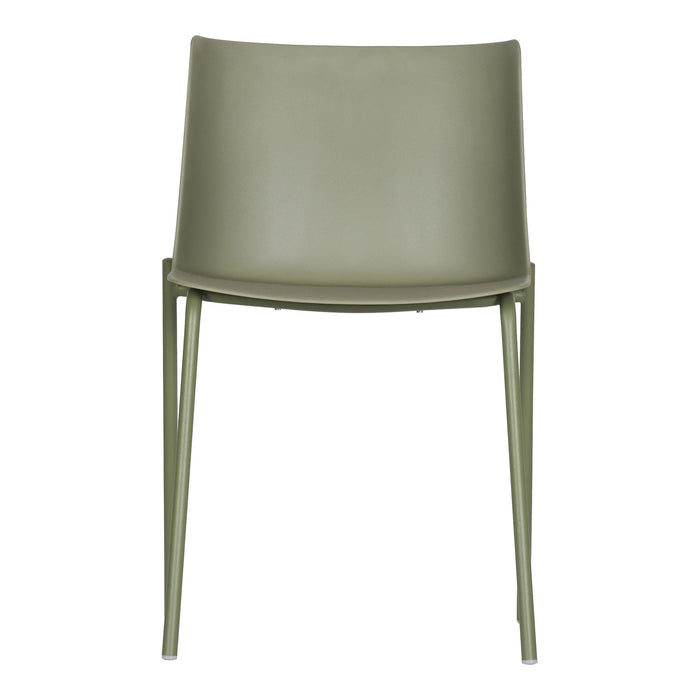 Silla - Outdoor Dining Chair - Dark Green