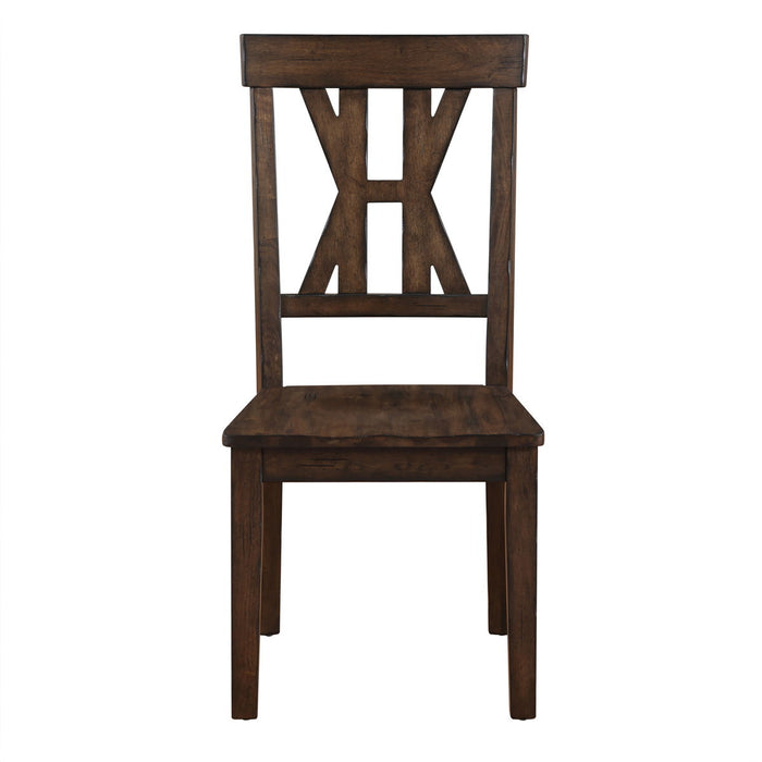 Auburn - Side Chair (Set of 2) - Dark Brown