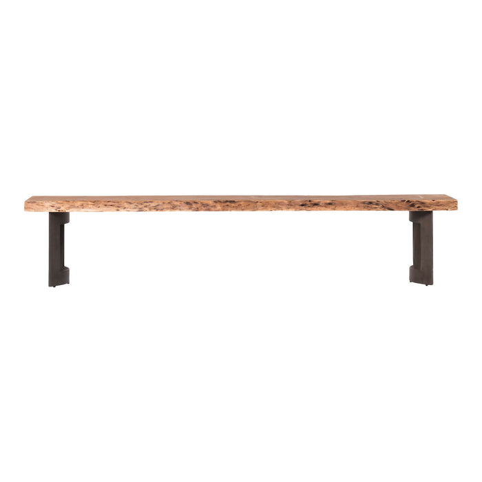 Bent - Small Bench - Natural Stain