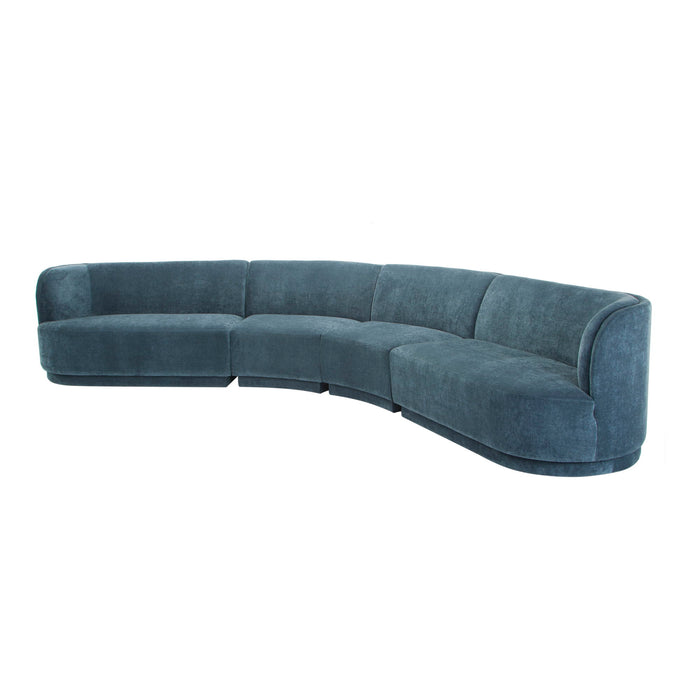 Yoon - Eclipse Modular Sectional Chaise Left - Blue