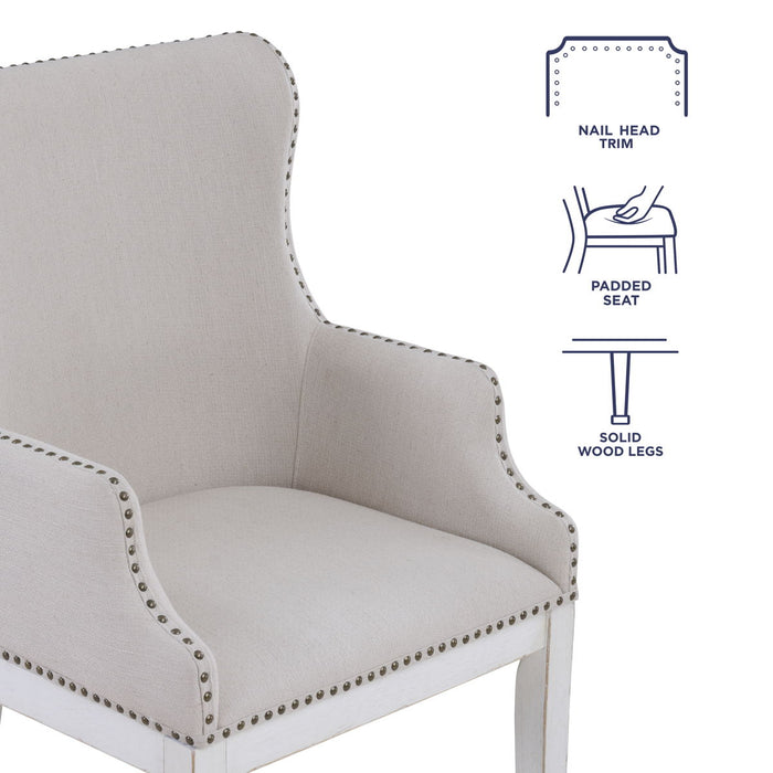 Warren - Arm Chair (Set of 2) - White