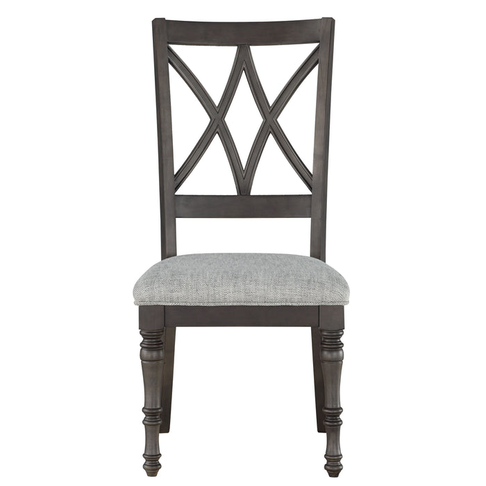 Linnett - Side Chair (Set of 2) - Dark Brown