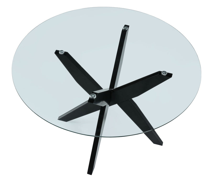 Amalie - Round Dining Table - Black