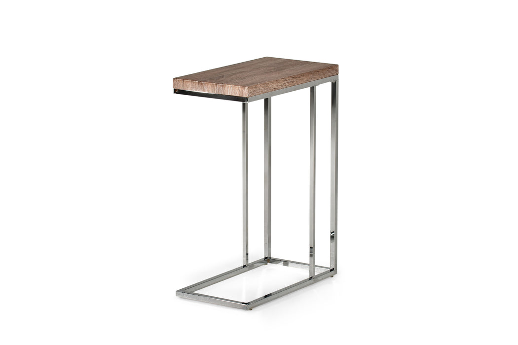 Lucia - Chairside End Table - Brown