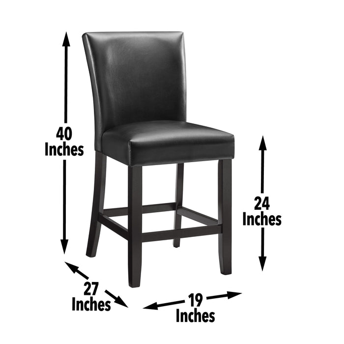 Carrara - Counter Chair (Set of 2) - Black