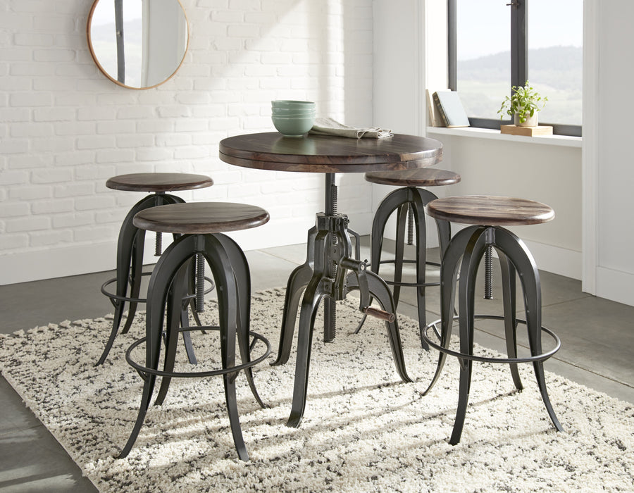 Sparrow - Dining Set With Round Counter Table