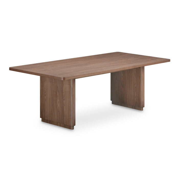 Round - Off Dining Table Small - Dark Brown