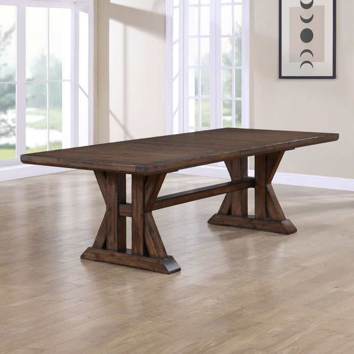 Auburn - Table With 2 / 20" Table Leaves - Dark Brown