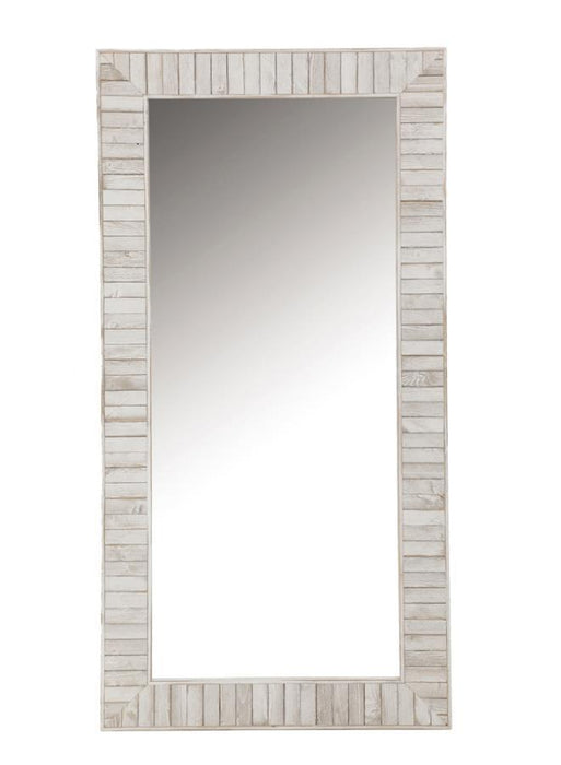 Pino - Rectangular Wall Mirror - White
