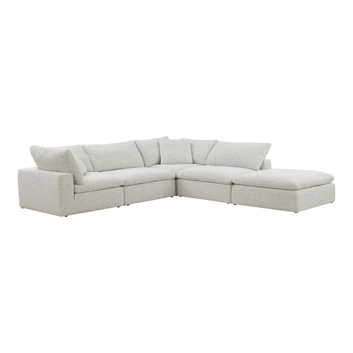 Clay - Dream Modular Sectional - Pearl Silver