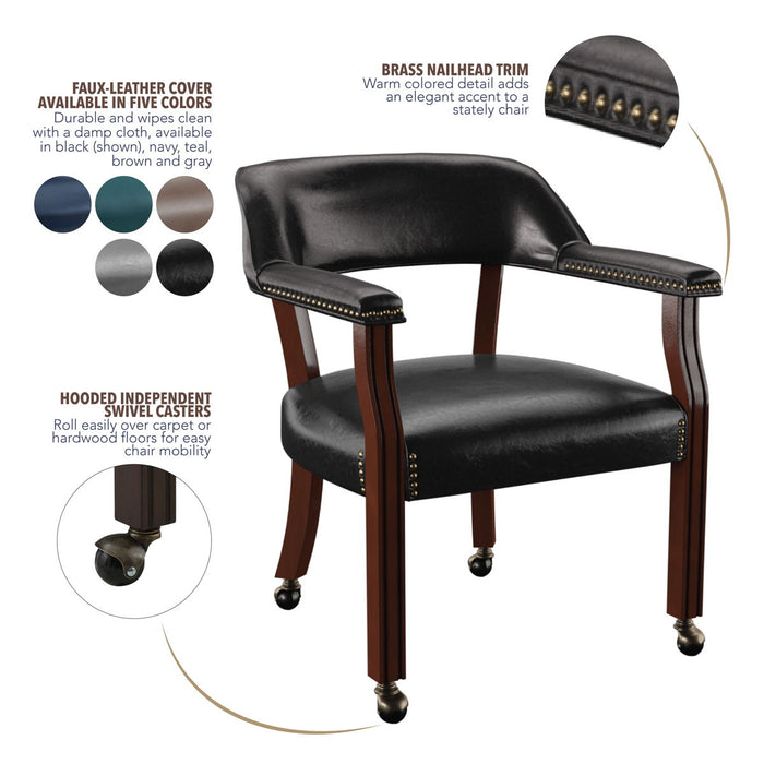 Tournament - Arm Chair With Casters