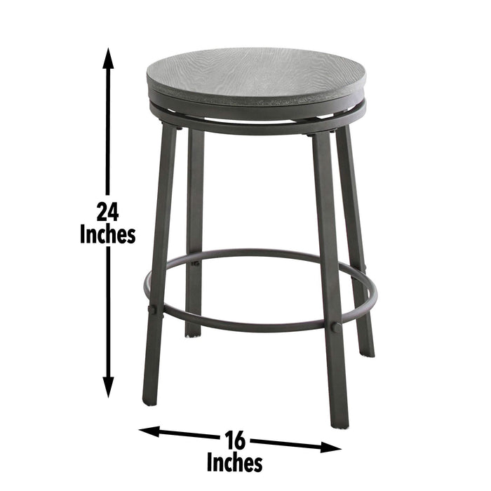 Portland - Counter Stool (Set of 2) - Gray