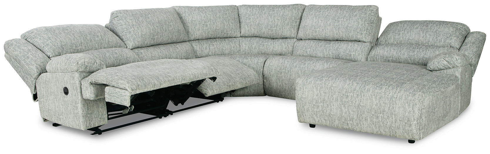 McClelland 5-Piece Reclining Sectional with Chaise